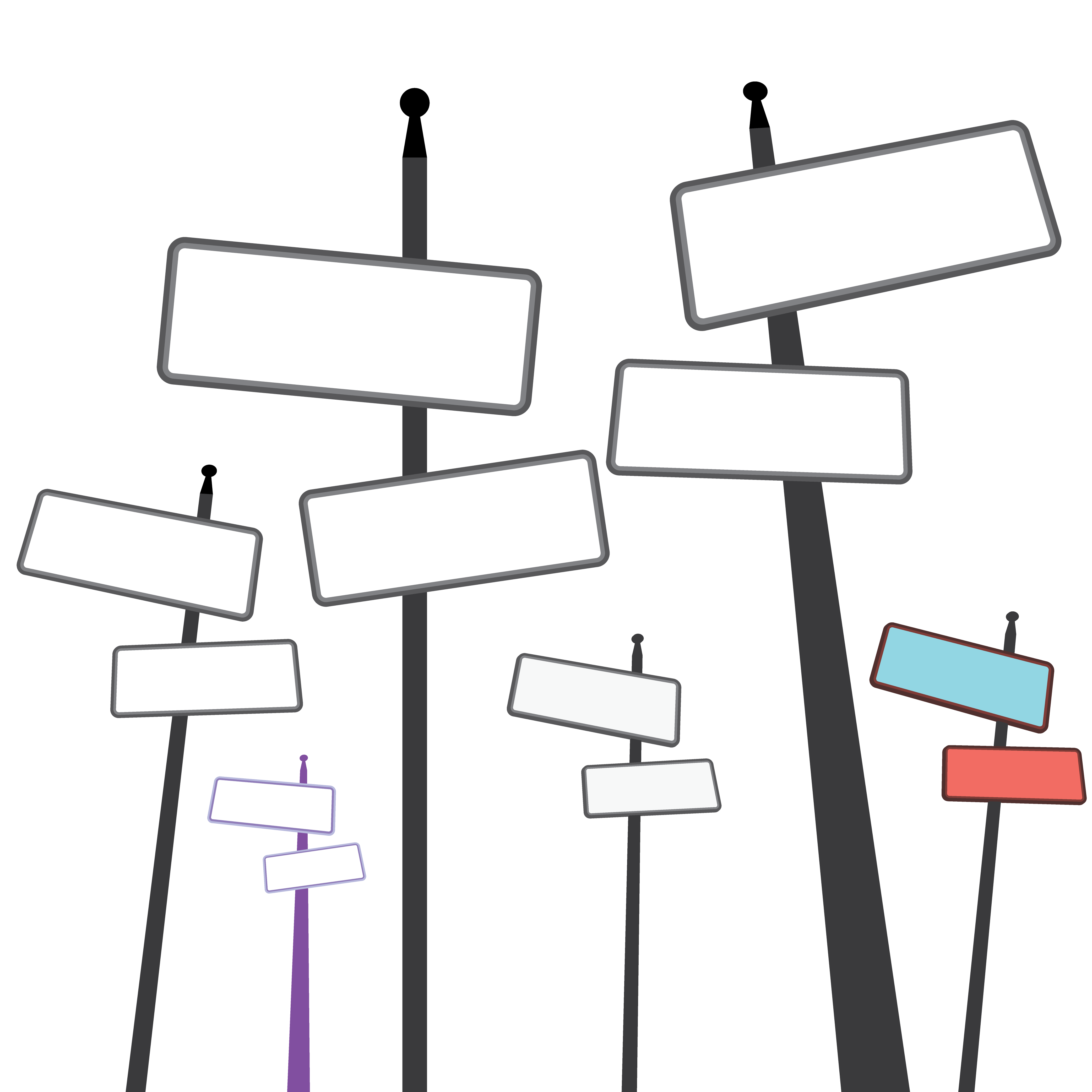 Simple Sign Pole Vector | DragonArtz Designs (we moved to dragonartz.