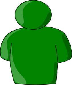 Person Buddy Symbol Green clip art - vector clip art online ...