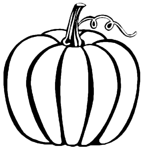 Pumpkin coloring page - Free Printable Coloring Pages