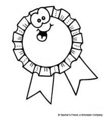 award ribbon coloring pages