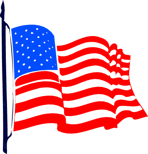 American Flag Clipart No Background