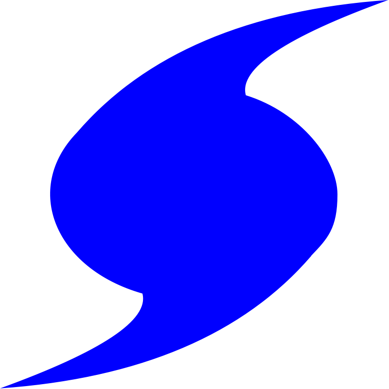 Clipart - Hurricane Symbol