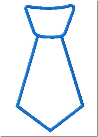 Tie Outline Printable - ClipArt Best