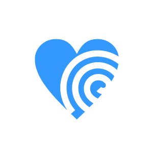 Heart Clipart - Blue Spiral Heart with White Background | Download ...