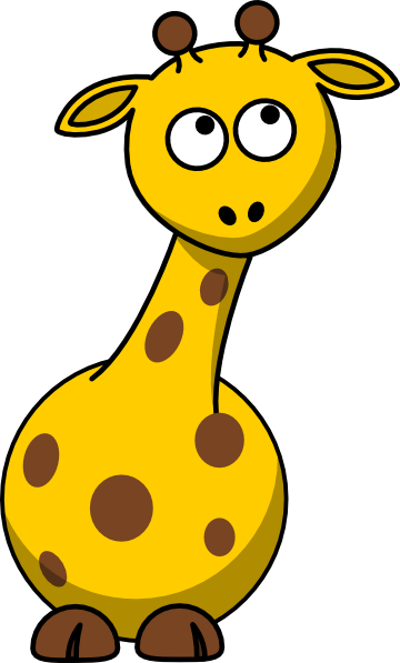 Cartoon Giraffe Face