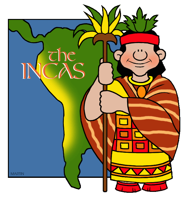 Free Inca Clip Art by Phillip Martin, Inca Map