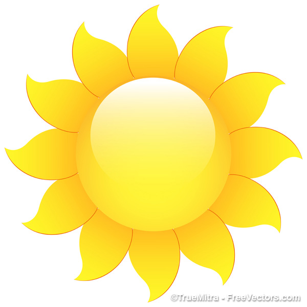 Download Free Sun Vector Icon Vector Illustration