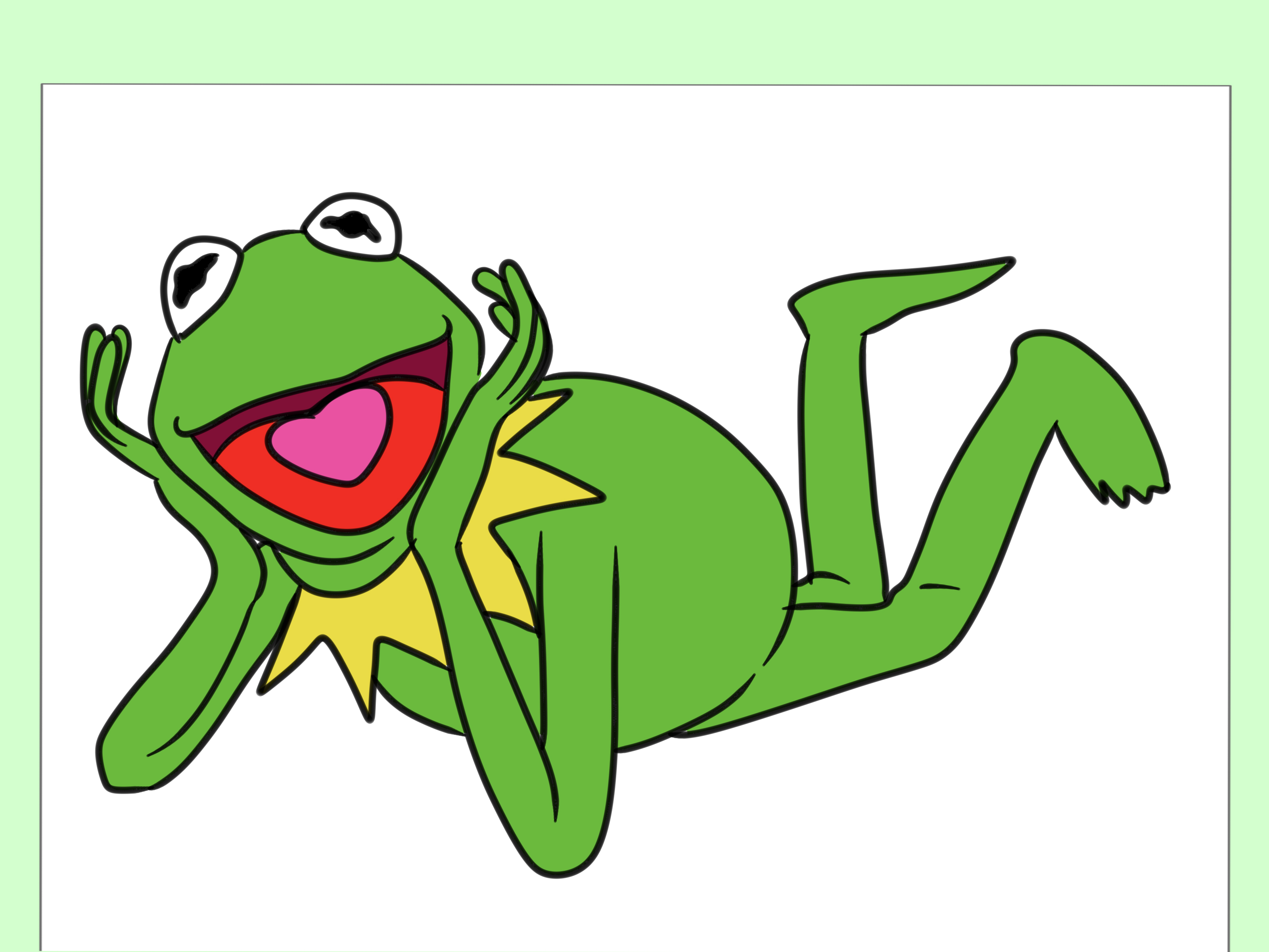 How to Draw Kermit the Frog: 11 Steps (with Pictures) - wikiHow