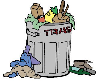 Smelly garbage clipart