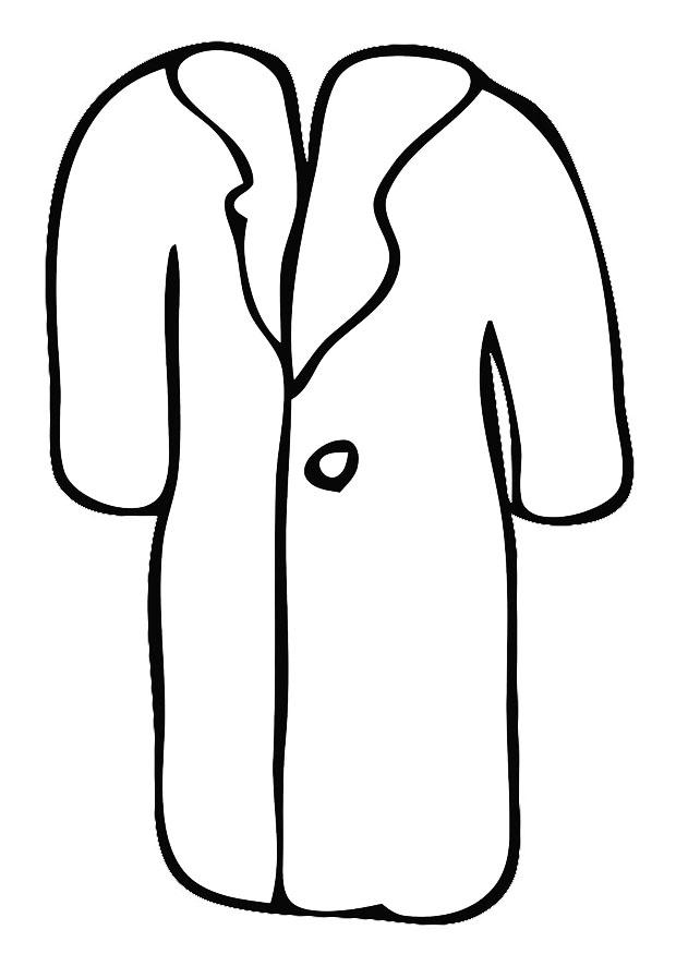 Coloring Page Of A Coat - ClipArt Best