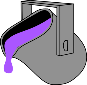 Purple Bucket Clip Art - vector clip art online ...