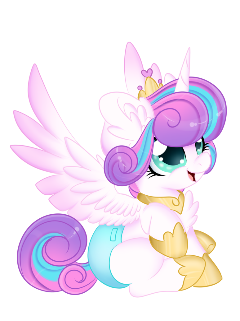 Princess Flurry Heart (Quick draw) by Silent-Shadow-Wolf on DeviantArt