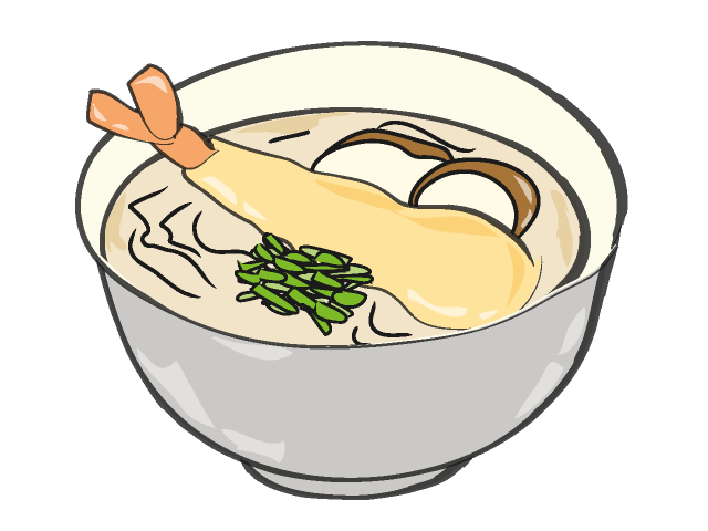 01-Tempura Noodle / Udon | Clip Art images Download