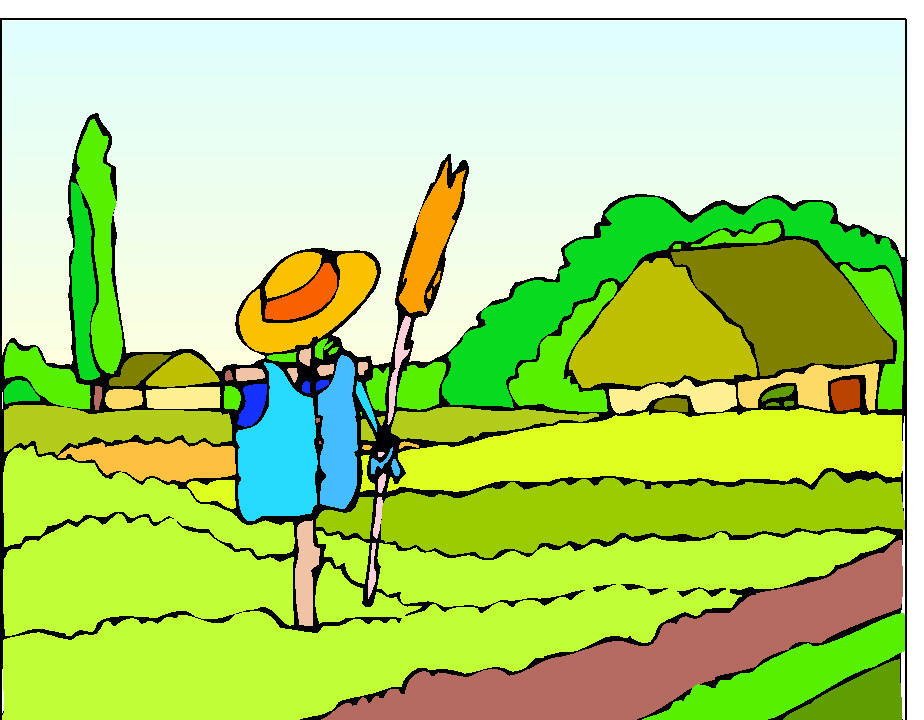 clip art of a farm