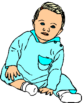 Happy Baby Clip Art for Kindergarten Worksheets-II - Kindergarten ...