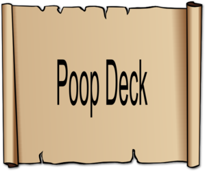 Poop Deck Sign clip art - vector clip art online, royalty free ...