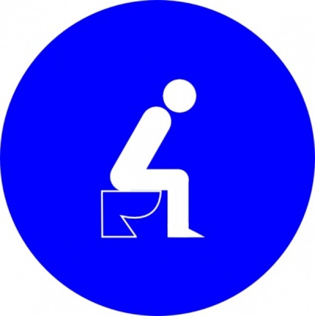 Stefann Sitting On Toilet clip art | Download free Vector