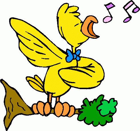 Bird Singing Clipart Bird Singing Clip Art