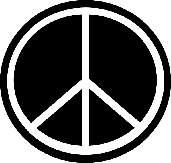 Peace Symbol 4 clip art - vector clip art online, royalty free ...