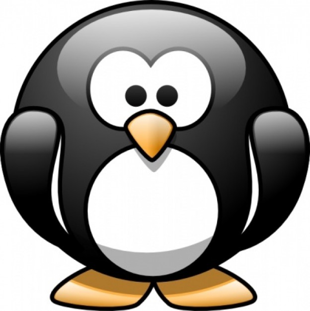 Cartoon Penguin clip art | Download free Vector