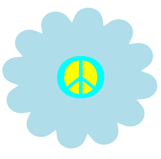 Peace Symbol Peace Sign Flower 59 SVG Scalable Vector Graphics ...