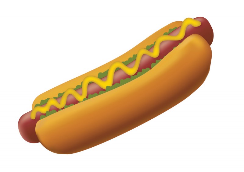 Hot dog free vector art - download free vector image