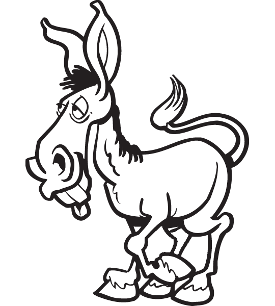 free clipart donkey cartoon - photo #40