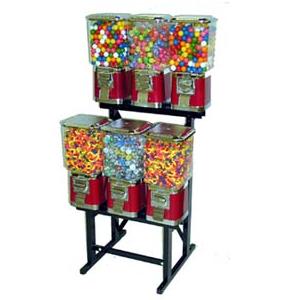 Pro Line 6 Head Gumball Machine