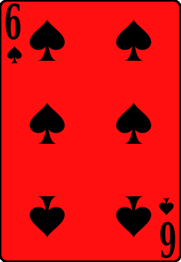 Six / 6 of Spades Clipart Picture, Six / 6 of Spades Gif, Png ...