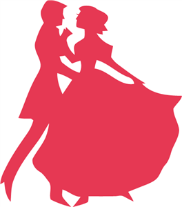Silhouette Online Store - View Design #30825: ballroom dancing couple