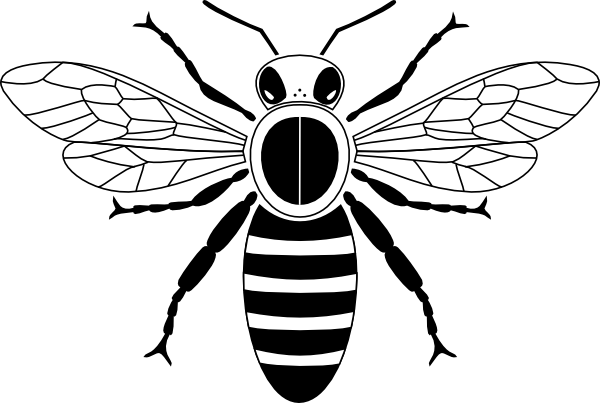 Honey Bee Pictogram clip art - vector clip art online, royalty ...