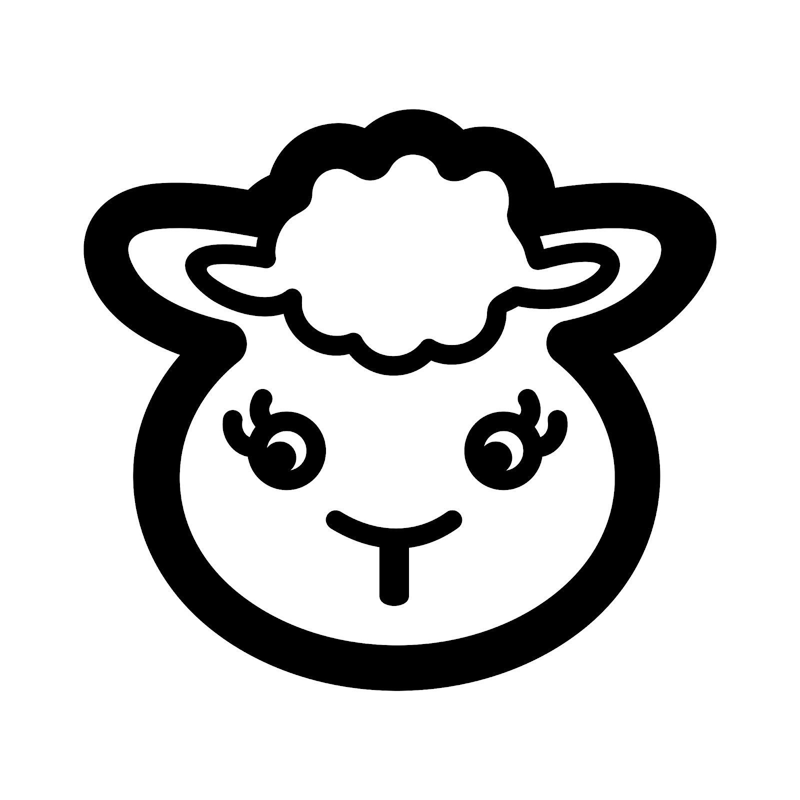 Lamb Mask Template - Quoteko.