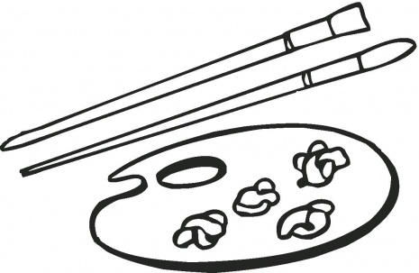 Paint Brush Coloring Page - ClipArt Best
