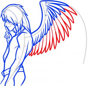 How to Draw an Angel Boy, Angel Man, Step by Step, Fantasy ...