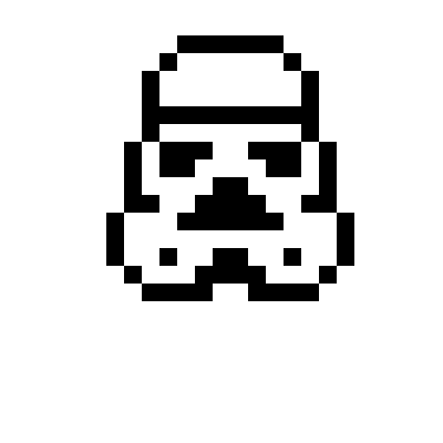 piq - pixel art | "stormtrooper" [100x100 pixel] by lb2000