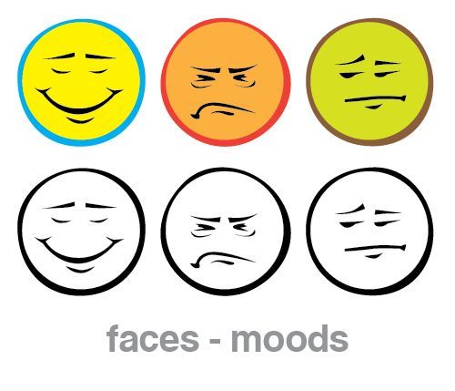 Cartoon Faces & Moods clip arts, free clipart - ClipartLogo.
