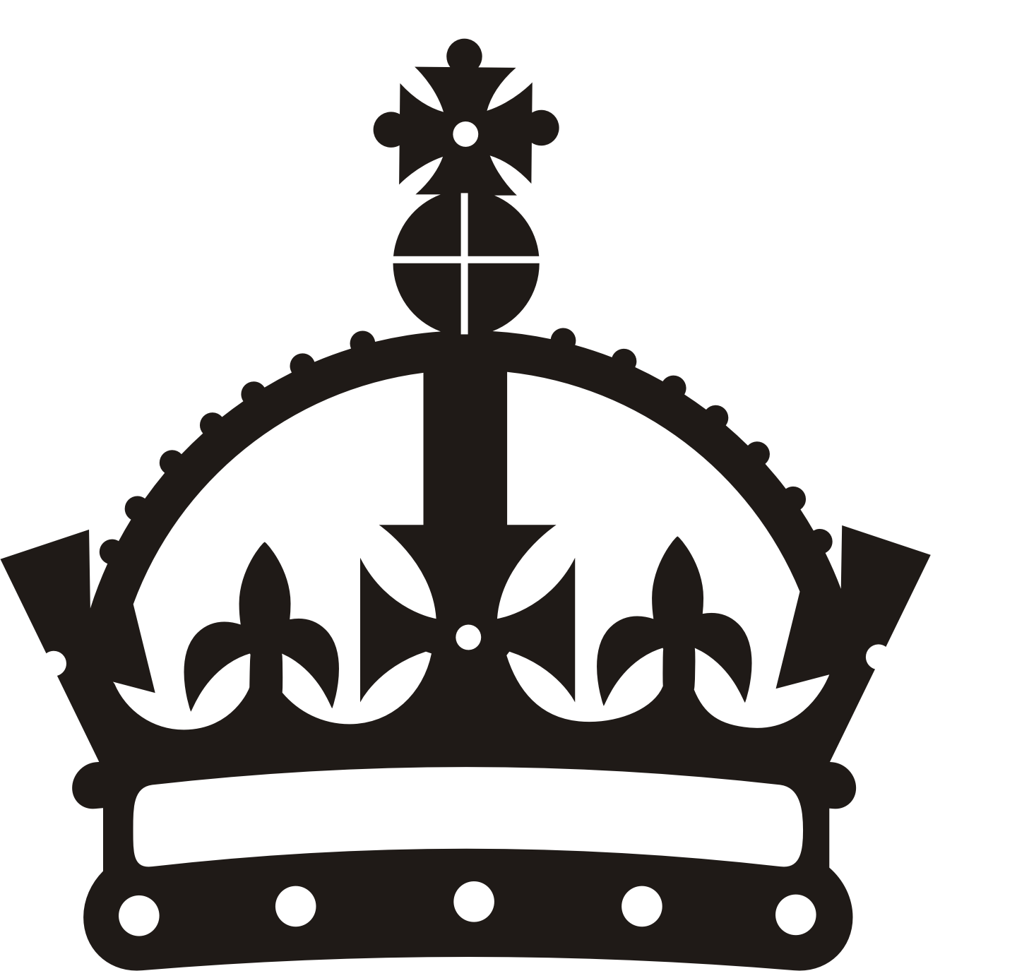 vector clipart crown - photo #2