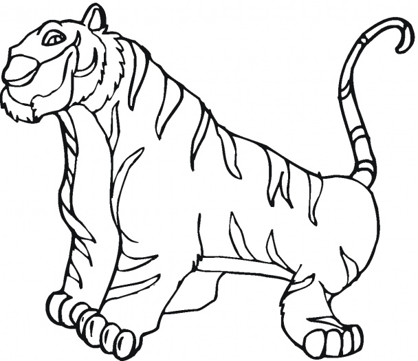 Tigers coloring pages | Super Coloring