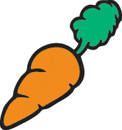 Carrot Cartoon Clip Art Pics – Images – Pictures – Royalty Free