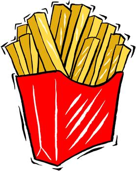 Mcdonalds french fries clipart