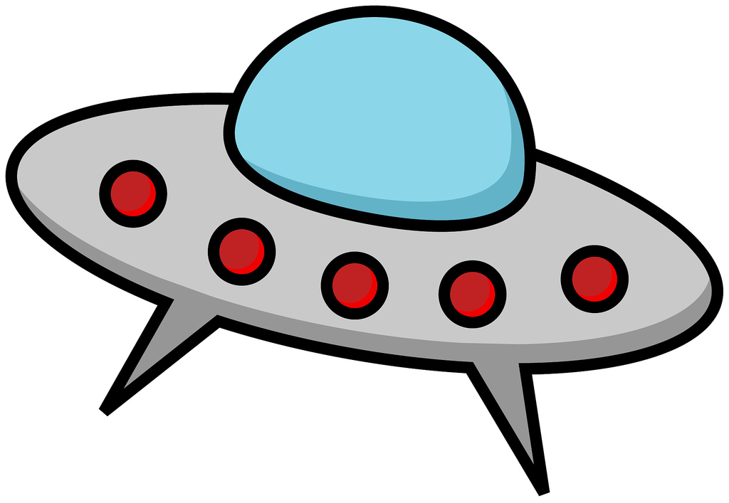 Cartoon spaceship clipart