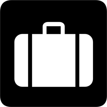 suitcase clipart black and white – Clipart Free Download