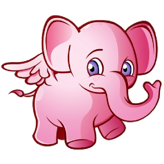 Pink Elephant's - Elephant Images