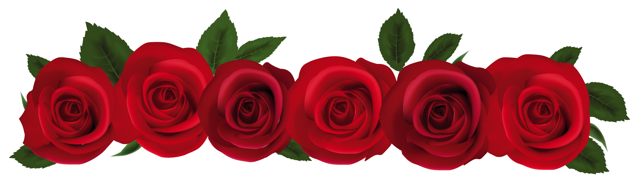 clipart red roses border - photo #10