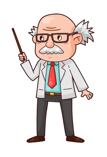 Free Cute Cartoon Professor Clip Art