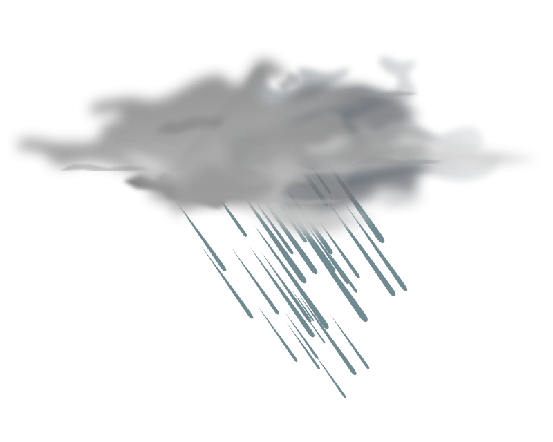Rain Cloud Clipart. Rain Cloud Clipart by Dawn Hudson · Premium Download 3500 x 3500 pixels 0.74 MB (JPEG). Digitally painted grey cloud with rain.