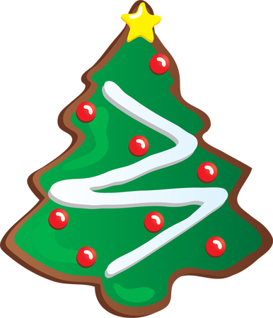 Christmas Cookie Border Clip Art - Free Clipart Images