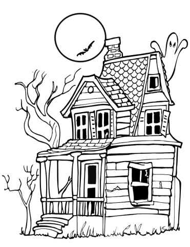 Imgs For > Haunted House Drawing Tumblr