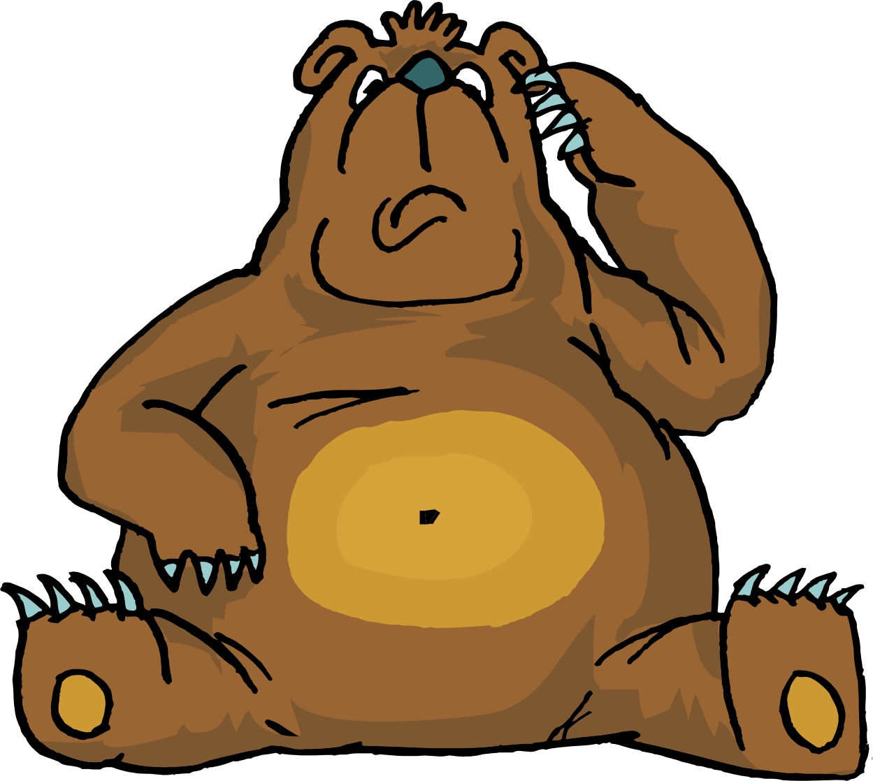 Brown Bear Cartoon