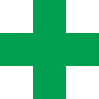 Pix For > Green Cross Logo